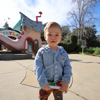 Toddler's Magical Day at Fantasyland Theme Park