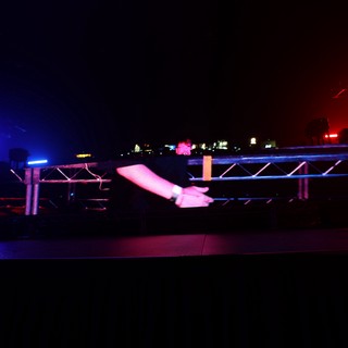 DJ's Outstretched Arm at Wobbleland Festival Night