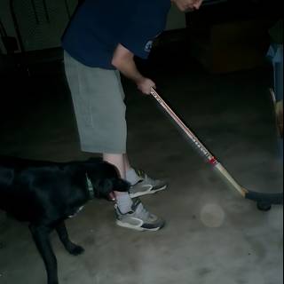 Playing Hockey with My Best Friend