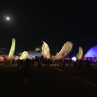 Illuminated Wonders at Coachella Music Festival