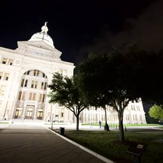 Austin City Hall at Night