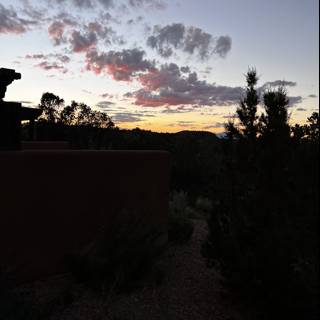Mountain Sunset at Santa Fe Trail