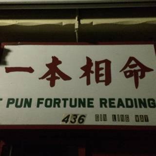 Fortune Telling Sign