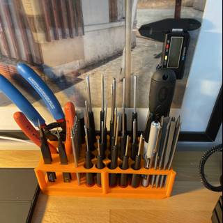 Tool Holder with a Variety of Instruments