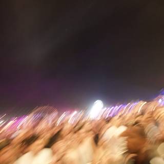 Blurred Haze of Concert-goers