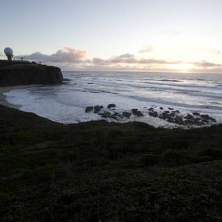 Majestic Twilight Over The Pacific - Mavericks' Lighthouse