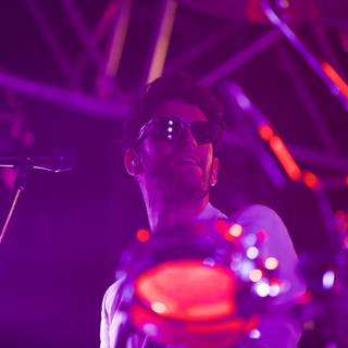 Drumming under the Coachella lights