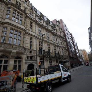 Urban Street Scene with Historic Architecture in London