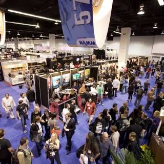 Massive Crowd Gathering at NAMM Convention