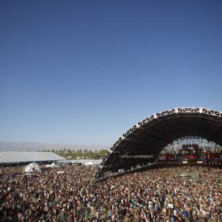 A Sea of Fans at Coachella Music Festival