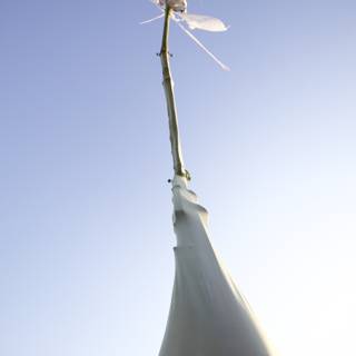 Wind Turbine with Flower Top