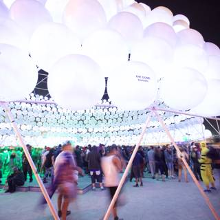 Balloon Art Takes Over Coachella Night Sky