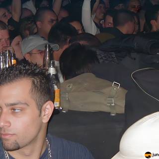 Man in a Crowded Night Club