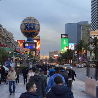 Urban Crowd in Las Vegas