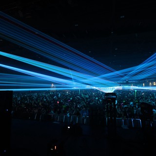 Electric Blue Laser Storm at Wobbleland 2026