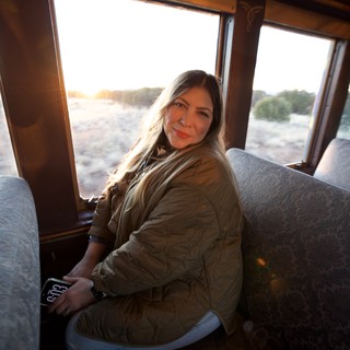 Golden Hour River Cruise Portrait at Sunset