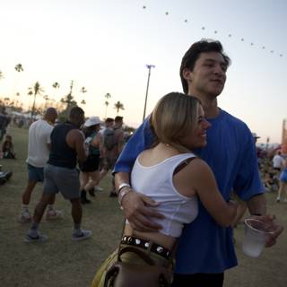Sunset Embrace at Coachella 2024
