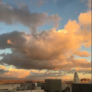 A Stunning Sunset Over Los Angeles