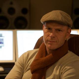 Junkie XL Working on His Computer