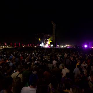 Coachella Concertgoers Enjoy the Night Sky