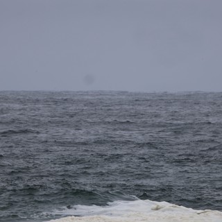 Stormy Grey Seas on a Overcast Summer Day
