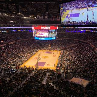 The Lakers score big in LA basketball game