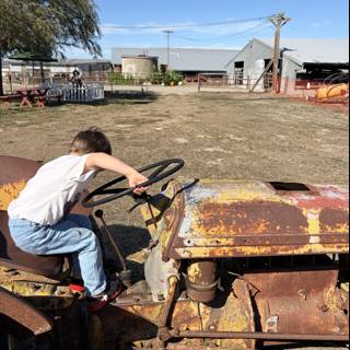 Little Adventurer on the Farm