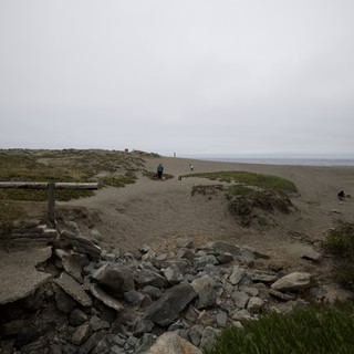 Overcast Coastal Dunes on a Father's Day Outing