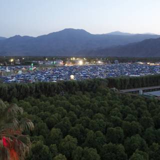 Dusk at Coachella Campgrounds