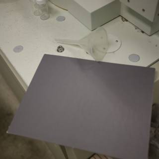 Minimalist Gray Tabletop Design