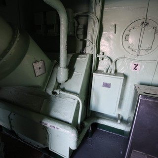 USS Hornet Engine Room Steam Turbine Control Station