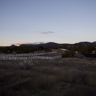 Twilight Over Santa Fe Ranch Country