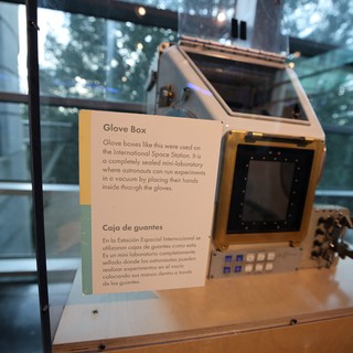 Space Station Glove Box Exhibit at Science Museum