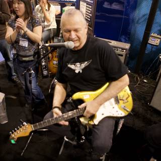 Dick Dale Electrifies the Crowd with His Guitar
