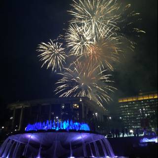Fireworks over the Fountain