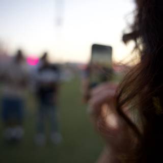 Capturing Moments: Blurred Sunset at Coachella