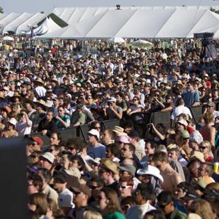 Coachella's Massive Crowd Jamming to the Music
