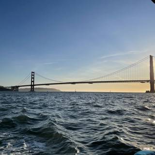 Golden Gate Bridge overlooking San Francisco Bay