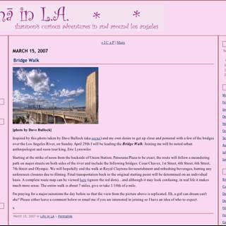 Pink Website featuring a Woman