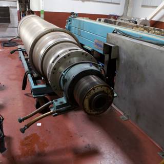 The Rotor Machine creating a Spiral Pipe