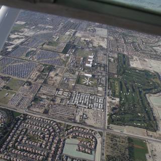 Aerial Cityscape of Indio, USA