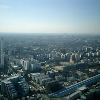 Cityscapes of Tokyo from Ebisu Tower