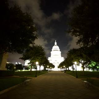 Captivating Capitol Skyline at Night