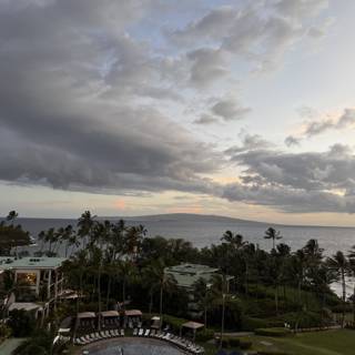 Sunset View from Top of Maui Resort