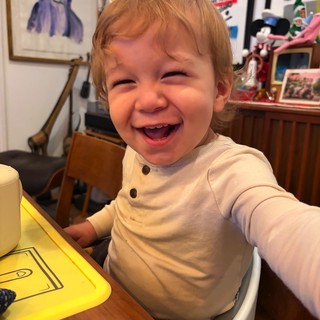 Joyful Toddler at Home with Yellow Book