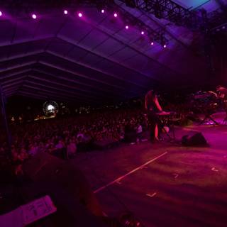 Purple Spotlight on Coachella Stage