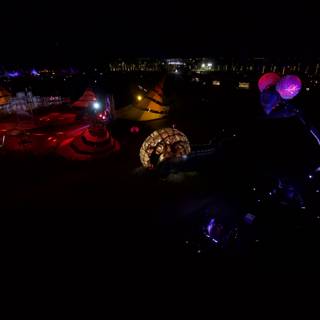 Under the Big Top at Night