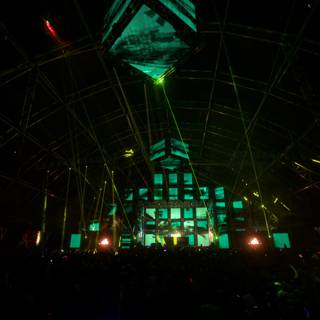 Green Lights on the Coachella Stage