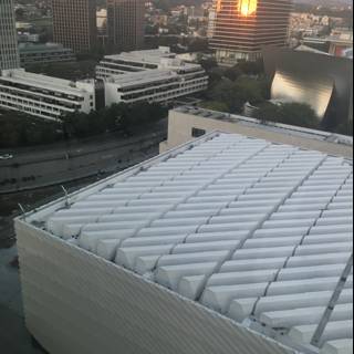 Sunset over The Broad