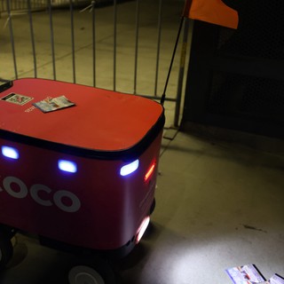 Coco Delivery Robot Glows at Wobbleland Festival 2026